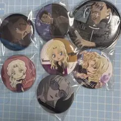 匿名追跡　名探偵コナン　黒の組織　ベルモット　キール　缶バッジ　まとめ売りセット