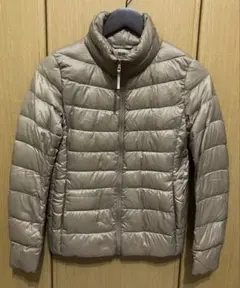 ユニクロ UNIQLO ウルトラライトダウン S ベージュ ブラウン ゴールド
