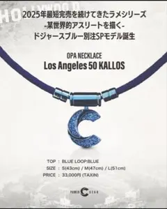 本日限りの値引【限定品】パワードギア　ドジャースブルー Lサイズ