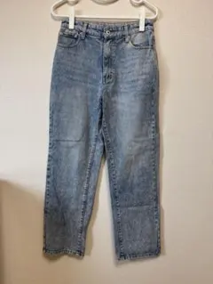 ストレートデニム ワイドパンツ ストレート デニム パンツ ズボン 長ズボン