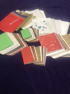 色和紙セット 多色 手漉き和紙含