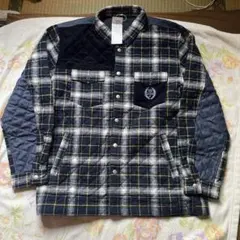 チェック柄キルティングジャケット