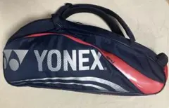 【美品】YONEX ヨネックス ラケットバッグ6本用 ピンク×ネイビー