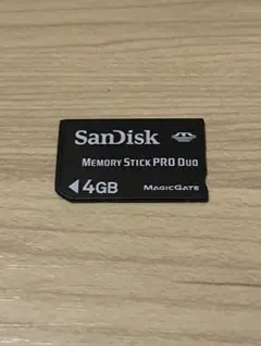 送料無料　SanDisk メモリースティックデュオ　4GB PSP