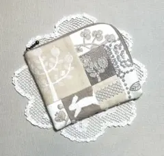 ミナペルホネン ハンドメイド パッチワーク×tambourine L字ポーチ
