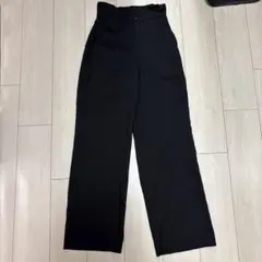 黒 ワイドパンツ レディース EMODA