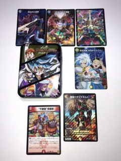 デュエルマスターズカードセット★ 6枚入り ☆缶ケースおまけ付き♪☆☆