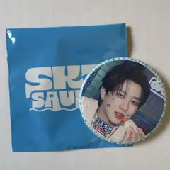 スキズサウナ ランダムバッジ チャンビン&Thank youカードセット