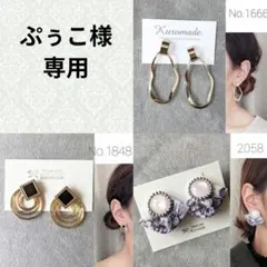 ぷぅこ様専用 3点クリップイヤリング