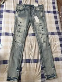 ミニマル[mnml] Stretch Denim Blue/Black