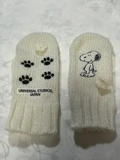 スヌーピー 手袋　ユニバーサルスタジオジャパン
