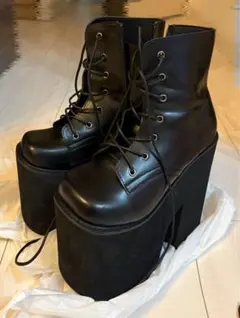 厚底ブーツ ブラック コスプレ