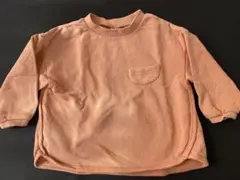 après les cours オレンジ 長袖トレーナー