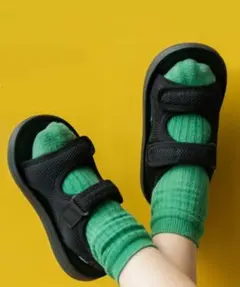 【aimoha-KIDS-】ベルクロストラップスポーツサンダル　16センチのサムネイル