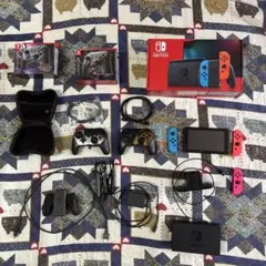 Nintendo Switch 本体＋プロコン＋Joy-Con＋ポーチ セット - メルカリ