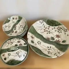 第一陶器 和光園 織部春秋 食卓揃 和食器7点セット