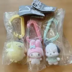 サンリオキャラクターズ カラフルカラビナマスコットチャーム　3種