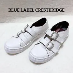 BLUE LABEL CRESTBRIDGE ビジューバックル ベルトスニーカーのサムネイル