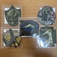 カプくじ ディノクライシス ステッカー 5枚セット