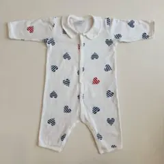 【6m/67cm】プチバトー 足なしロンパース