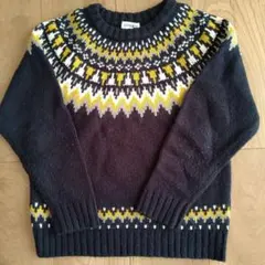 SHOO LARUEノルディック柄 セーター 130cm