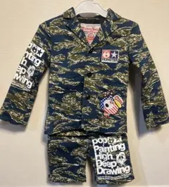 グランドスラム 迷彩柄 ジャケット＆ショートパンツセット110cm