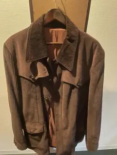 ブラウン コーデュロイ ジャケット　古着