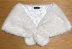 ボレロ　フェイクファー　ケープ　ショール　ストール