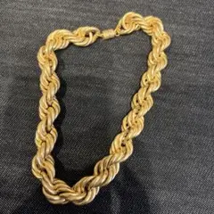 ゴールド ツイストチェーン ネックレス