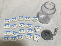 치이카와 つめつめ消しゴム 하치와레 だらけ キーホルダー