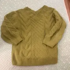 AZUL by MOUSSY Vネックセーター Mグリーン