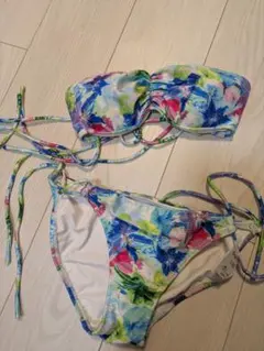 花柄バンドゥビキニ