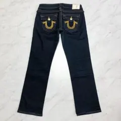 【濃紺】トゥルーレリジョン BILLY ブーツカット スパンコール ネイビーのサムネイル