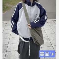 美品【Chillfar】トラックジャケット FREE グレー