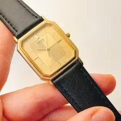 SEIKO tank Y101 黒×金 オクタゴン デットストック稼働品 SEIKO tank Y101 黒×金 オクタゴン デットストック稼働品 - メルカリ