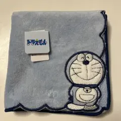 新品　ドラえもん　タオルハンカチ　ハンドタオル　水色　ギフト