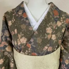 ❤️大人可愛い小紋　辻ヶ花　正絹袷　しつけ付き　✨超美品　新品畳紙付き 1563576.jpg