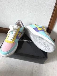 536☆パーリーゲイツ定価41,800円レディースシューズカラフルボア25cm