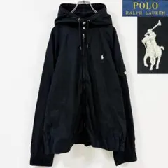 3XL相当　ポロラルフローレン　スウィングトップパーカー　ポニー刺繍　タロン復刻