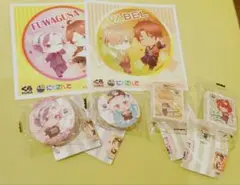 にじさんじ　くら寿司　ガチャ　缶バッジ　ステッカー　不破湊　リゼヘルエスタ