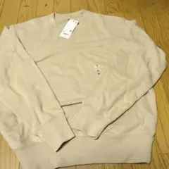 新品未使用ユニクロベージュ スウェット シャツMサイズ 100%コットン男女兼用