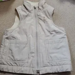 値下げ組曲　ベスト リバーシブル　90cm