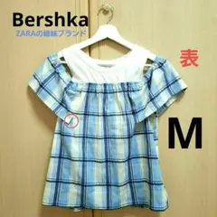 早い者勝ち‼️オフショルダー半袖チェック柄トップス