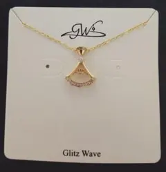Glitz Wave 扇形 ダンシングストーン ネックレスのサムネイル