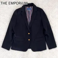 美品✨ THE EMPORIUM テーラードジャケット 紺ブレ 金ボタン