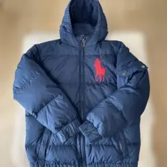 ポロ・ラルフ・ローレン ネイビー ダウンジャケット　150