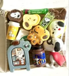 ガチャ詰めポーチ　カフェ風　デコレーションパーツ　デコパーツ　カプセルトイ