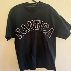 NAUTICA Tシャツ 刺繍ロゴ