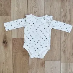 baby GAP ハート柄ロンパース 6-12ヶ月