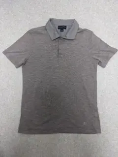 BANANA REPUBLIC ポロシャツ S 綿100% グレー 半袖　薄手